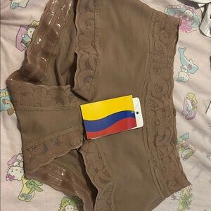 Brown Lace Shapewear